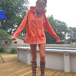 Aerie Oversized Zip Up Hoodie